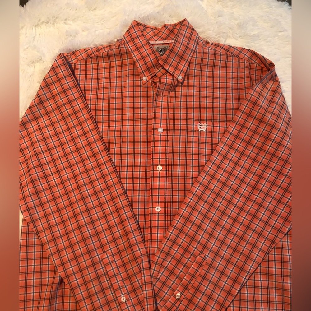 CINCH Mens long sleeve button up size Medium